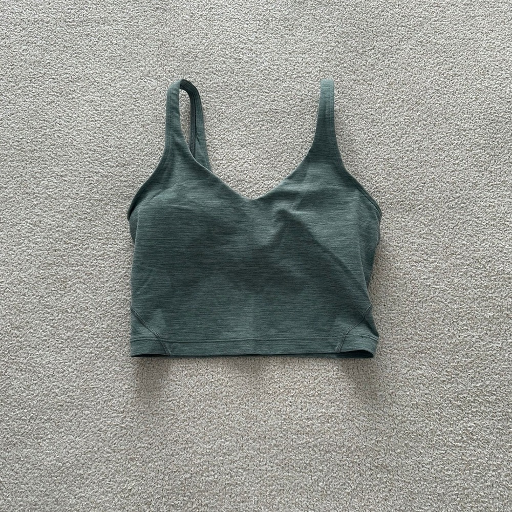lululemon Align Tank size 6 in Heathered Tidewater Teal